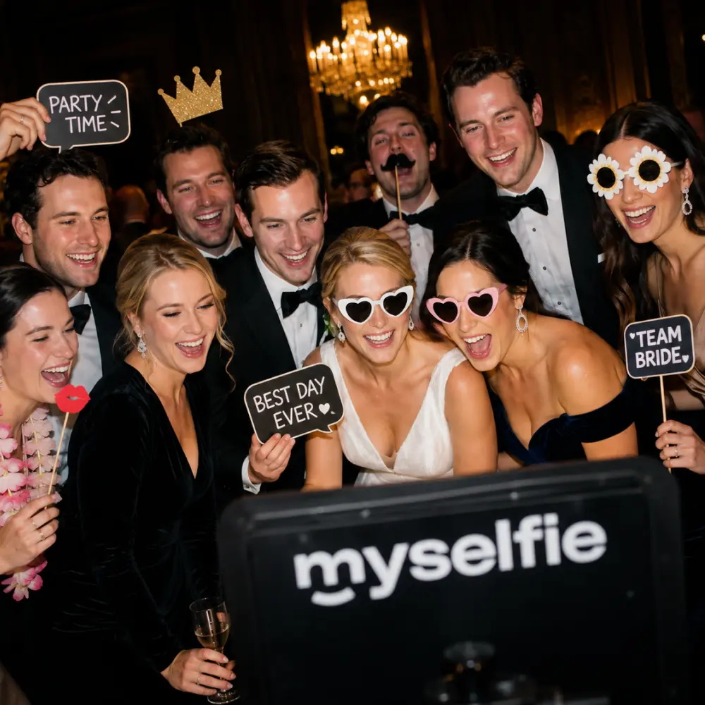Myselfie Fotobox im Einsatz